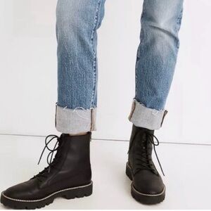 Madewell combat boots